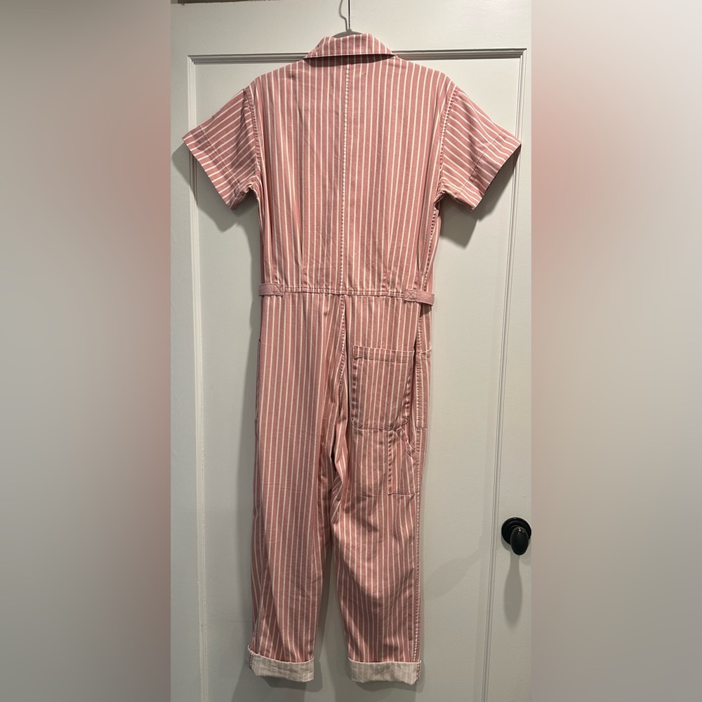 PISTOLA Striped Pink Jumpsuit